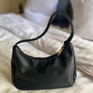 Everyday Black Shoulder Bag